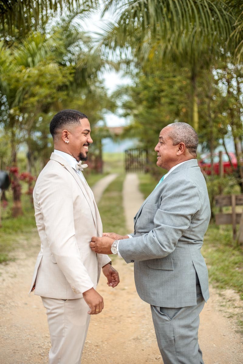 Making off de noivo no Sítio