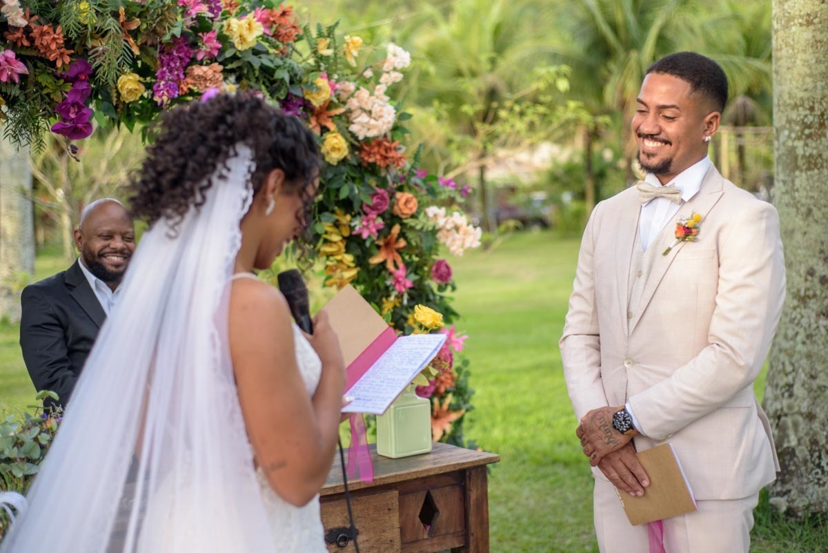 casamento ao ar livre