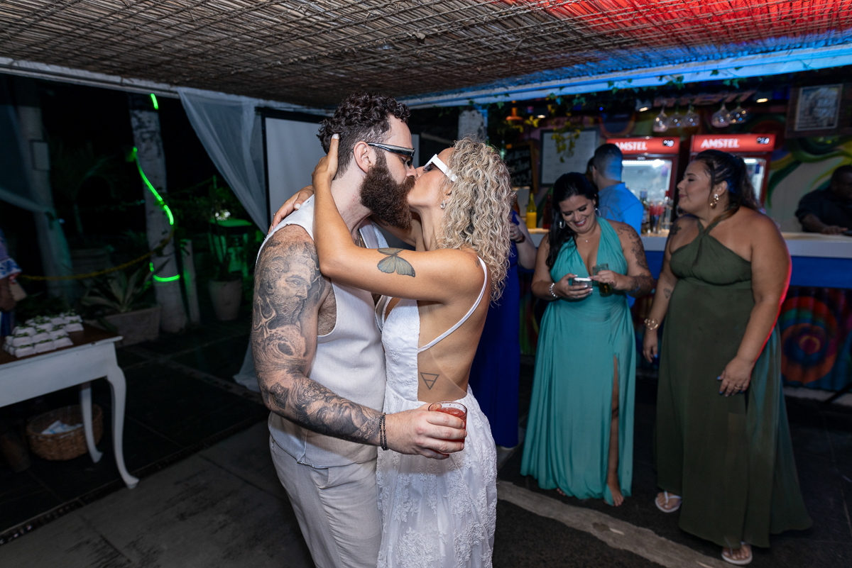  Noivos na pista de dança 
