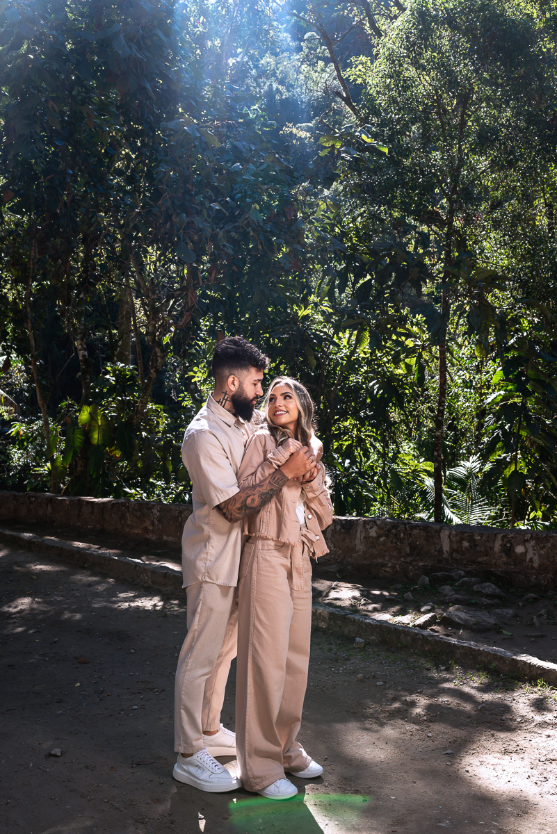 Pré wedding na floresta