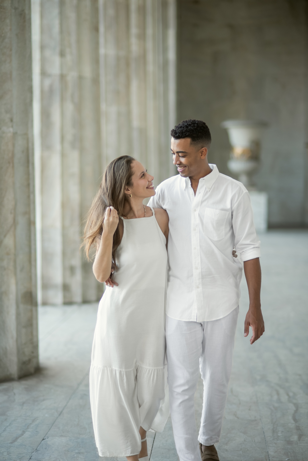 pré-wedding caminhada pela cidade