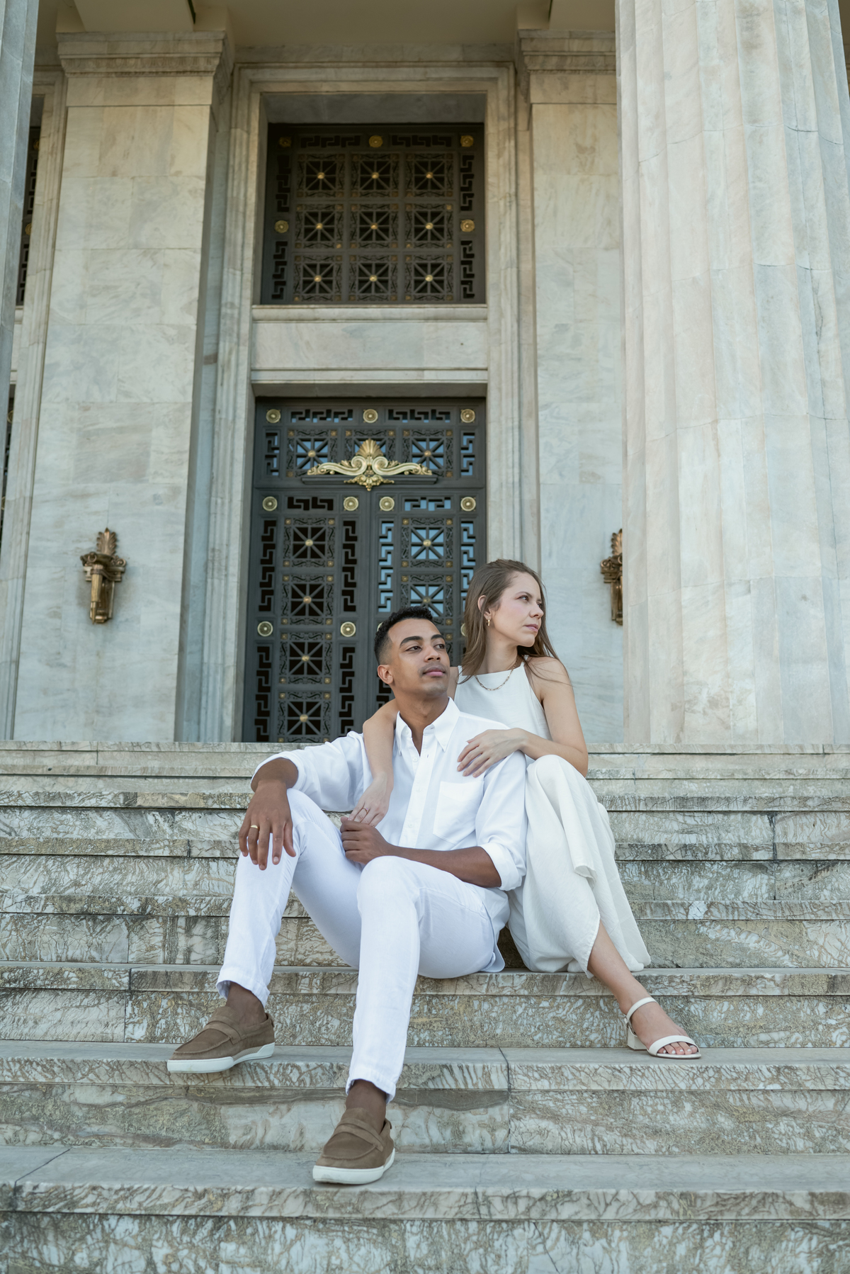 pré-wedding com vista para a cidade
