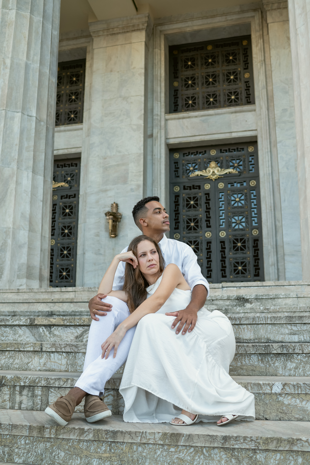 pré-wedding com vista para o rio