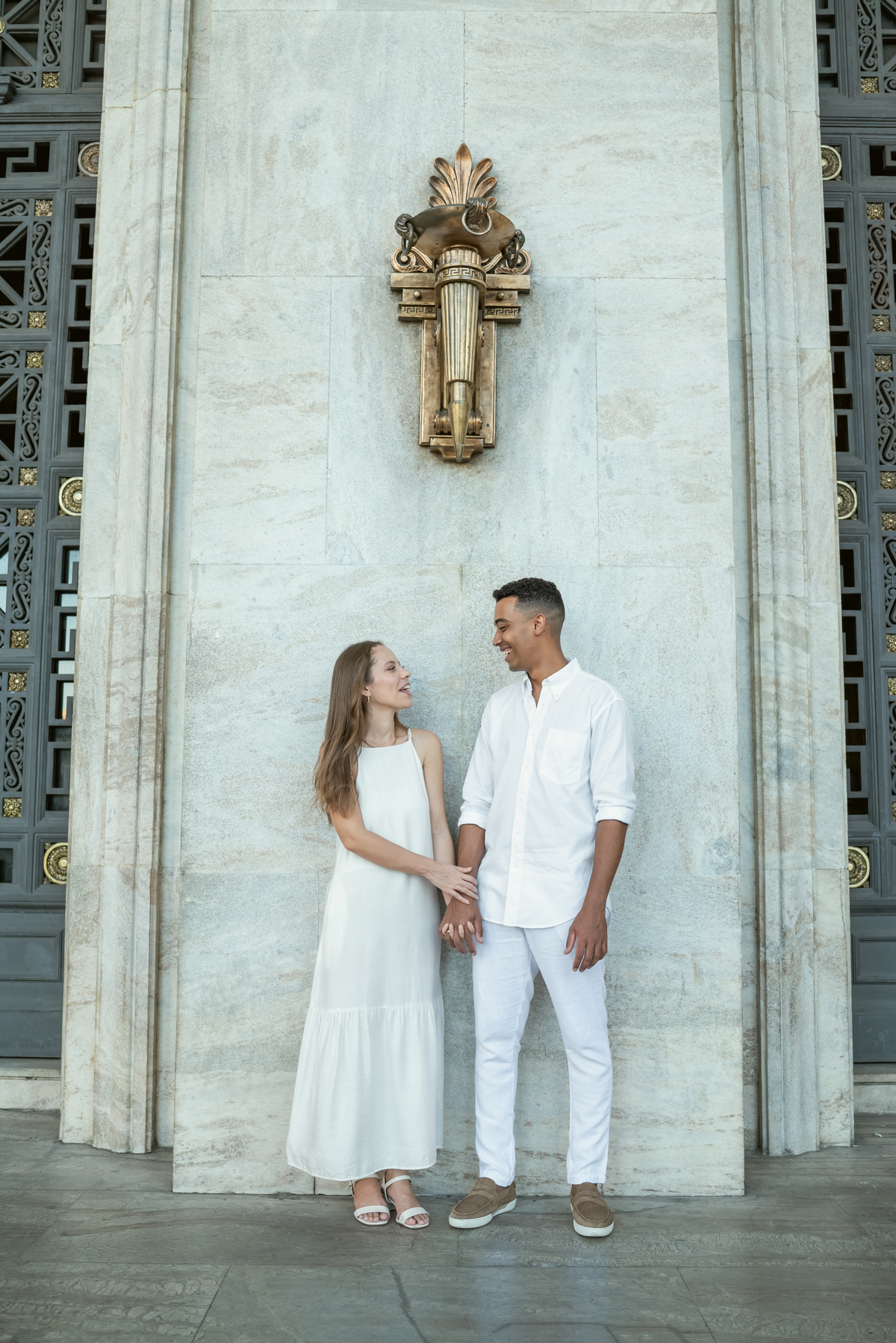 préwedding em local com significado para a história deles