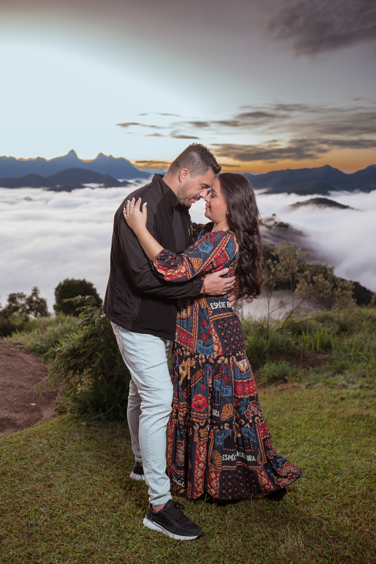 Momentos único dos noivos 