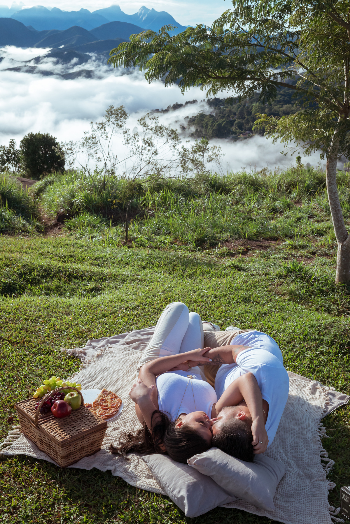 Pré-wedding noivos no piquenique