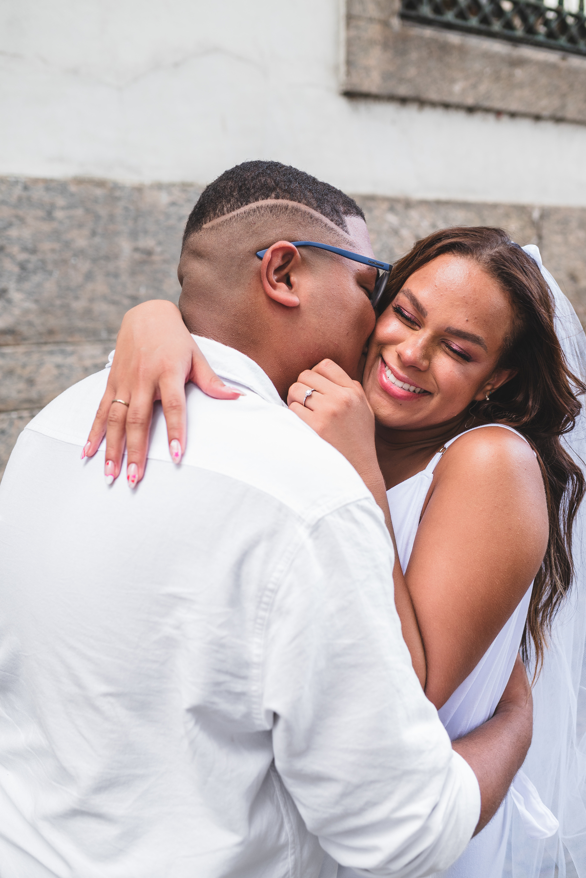 pré-wedding abraços calorosos