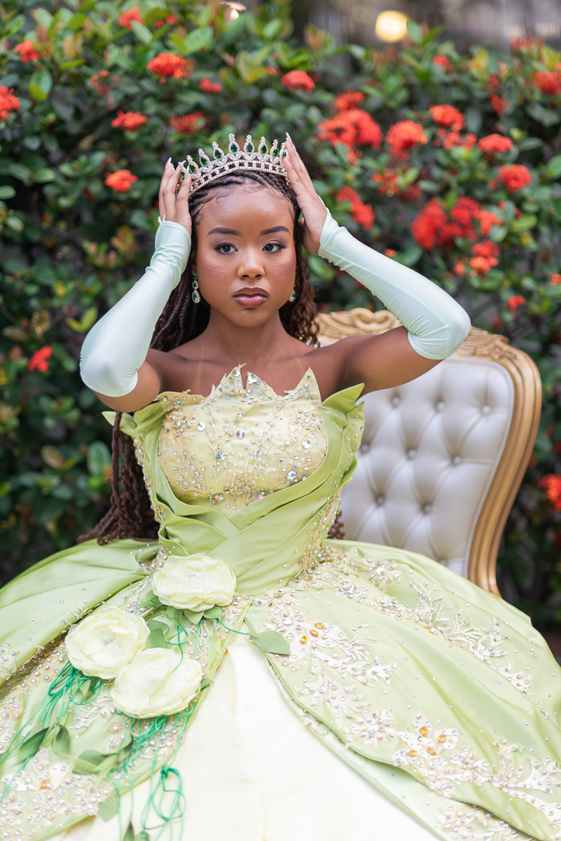 Festa fantasia da princesa e o sapo 