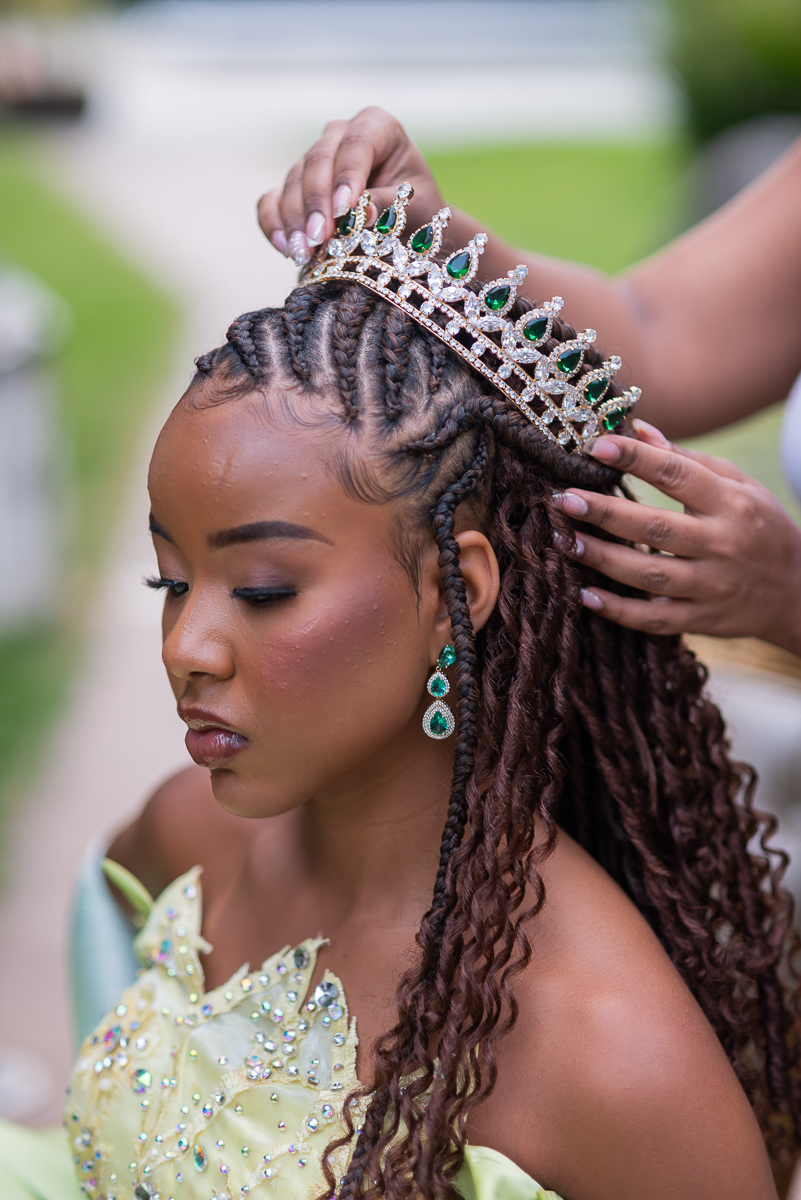 Debutante negra  princesa e o sapo 