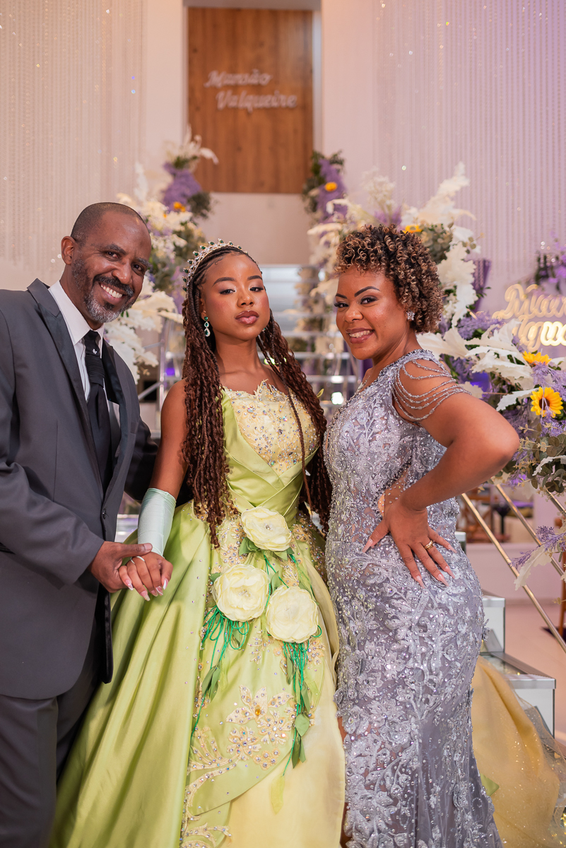 Princesa Tiana na escadaria 