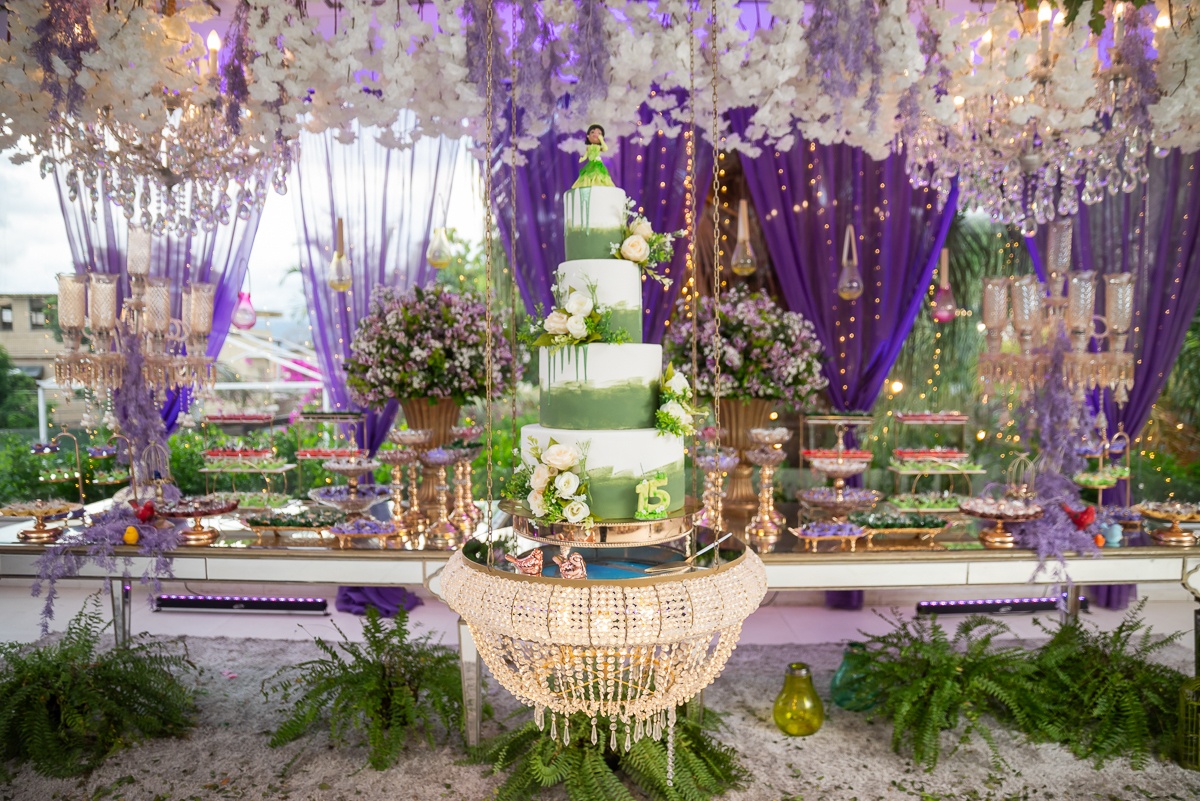 Decoração tema princesa e o sapo