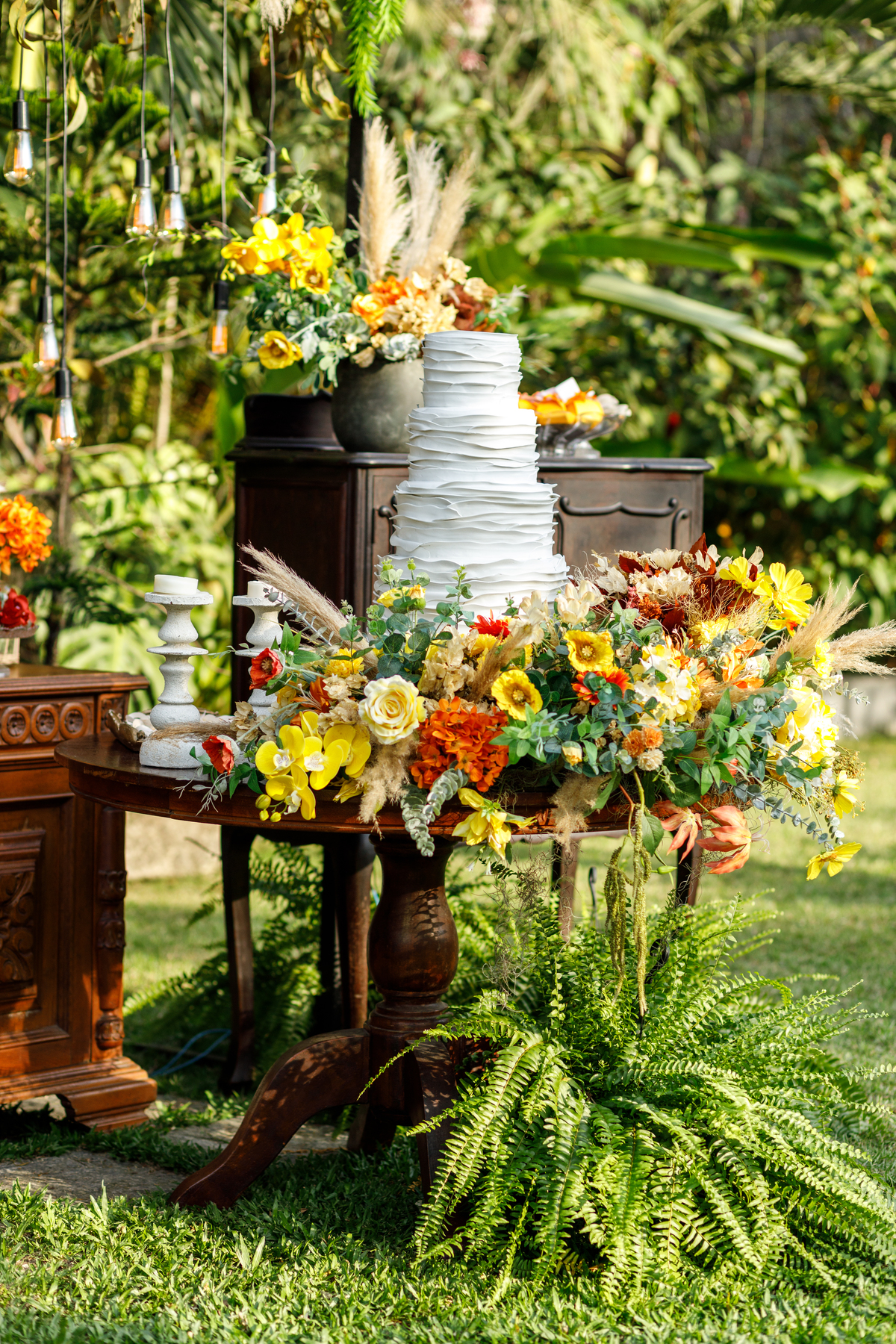 Casamento no sítio decorações lindas