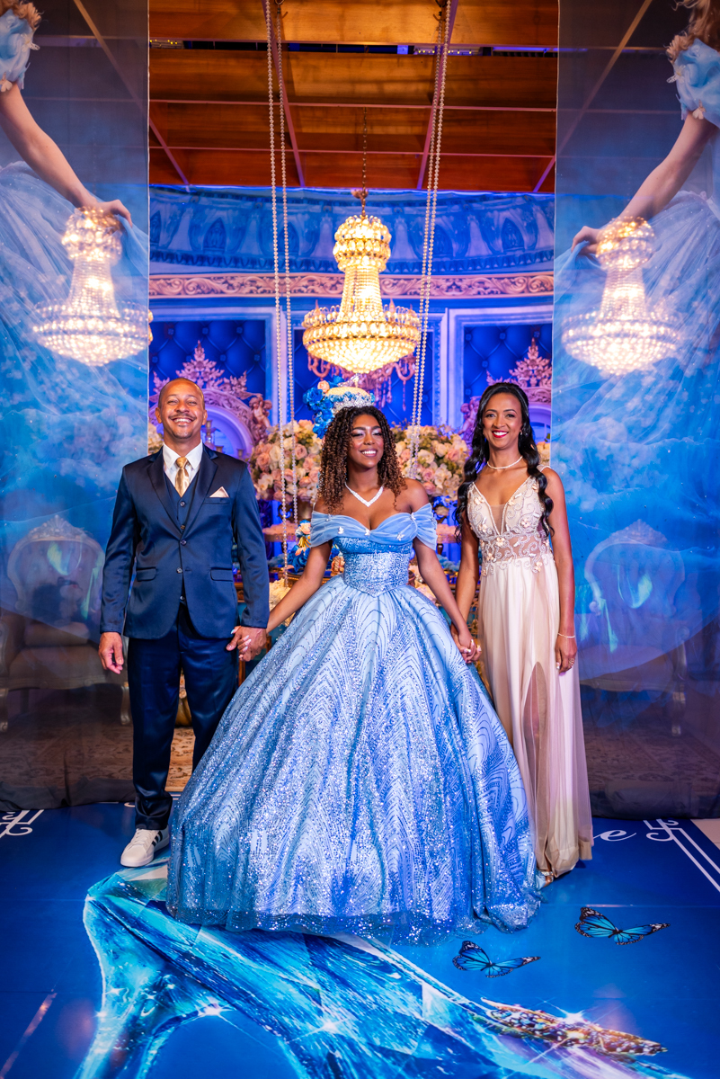 Fotos em família nos 15 anos 