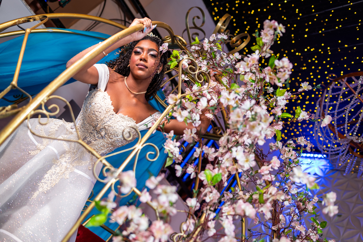  Debutante na carruagem