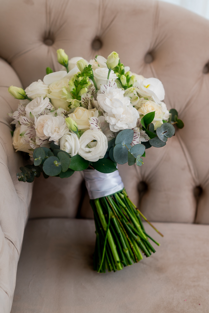 Buquê de flores brancas 