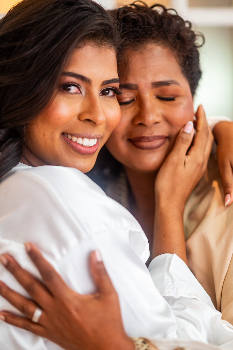  Mãe e filha no Making off