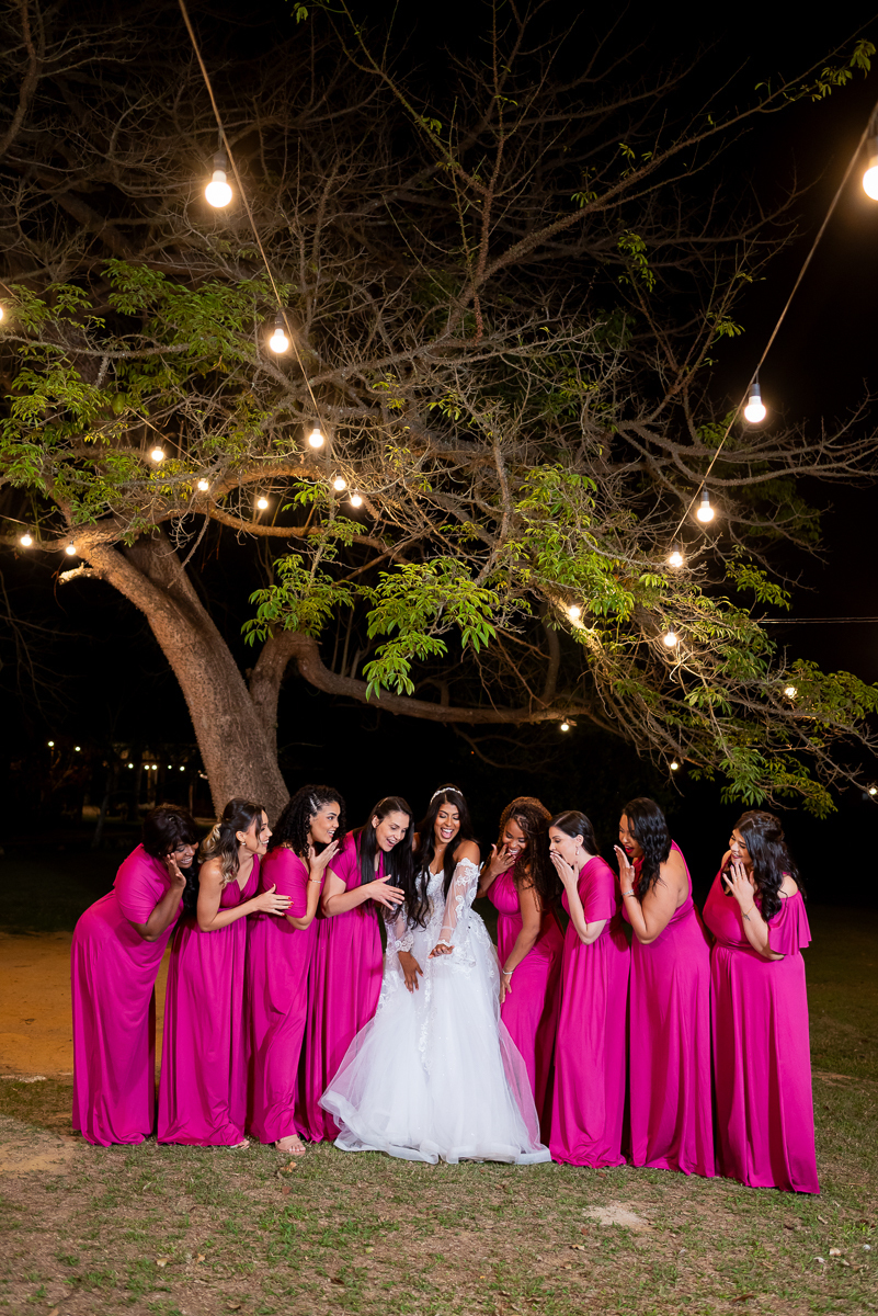  Fotos com as madrinhas 