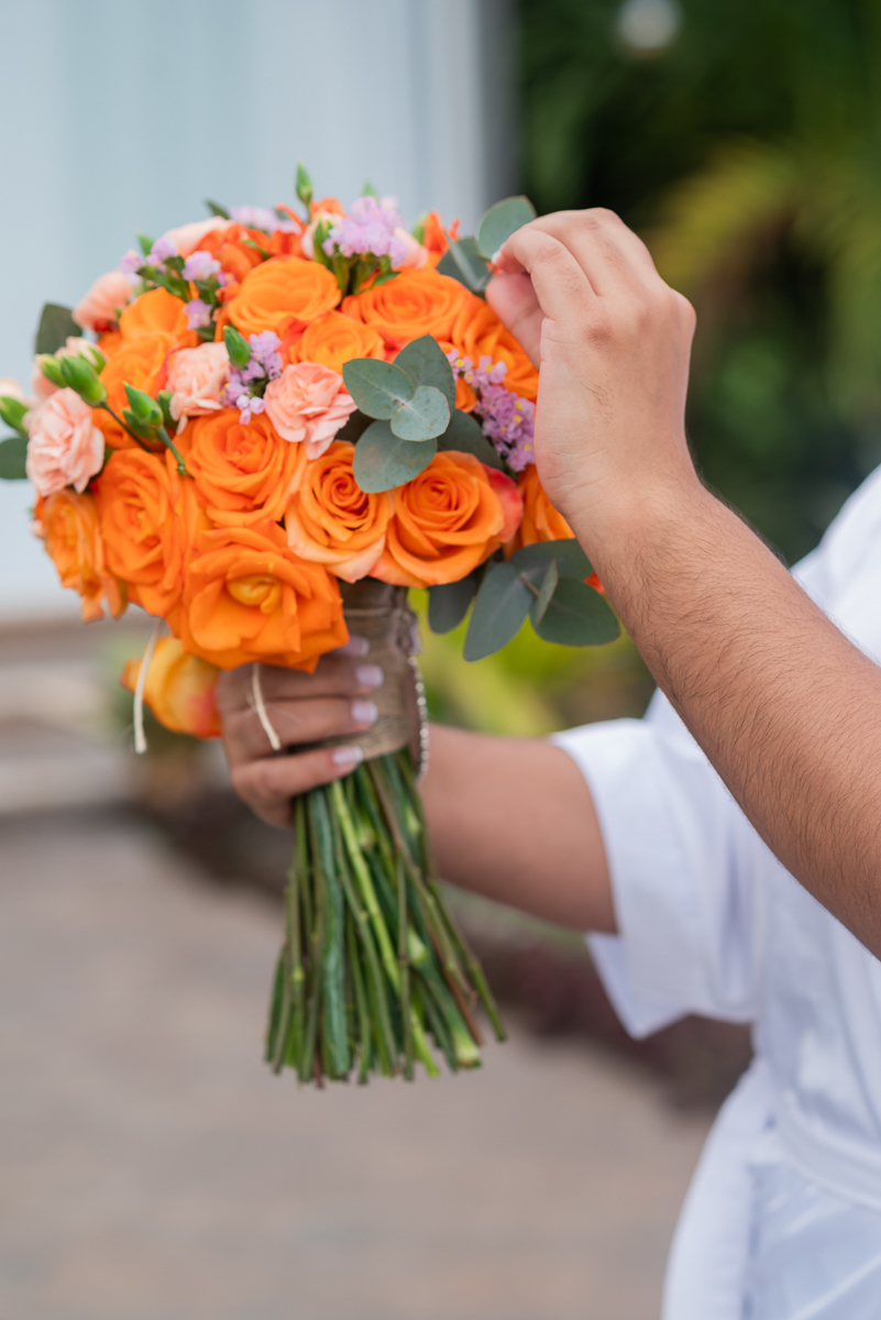 Buquê cores vivas para casamento