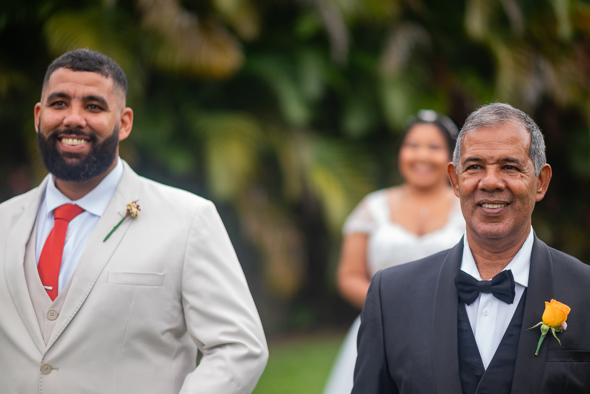  Firts look com o pai e irmão