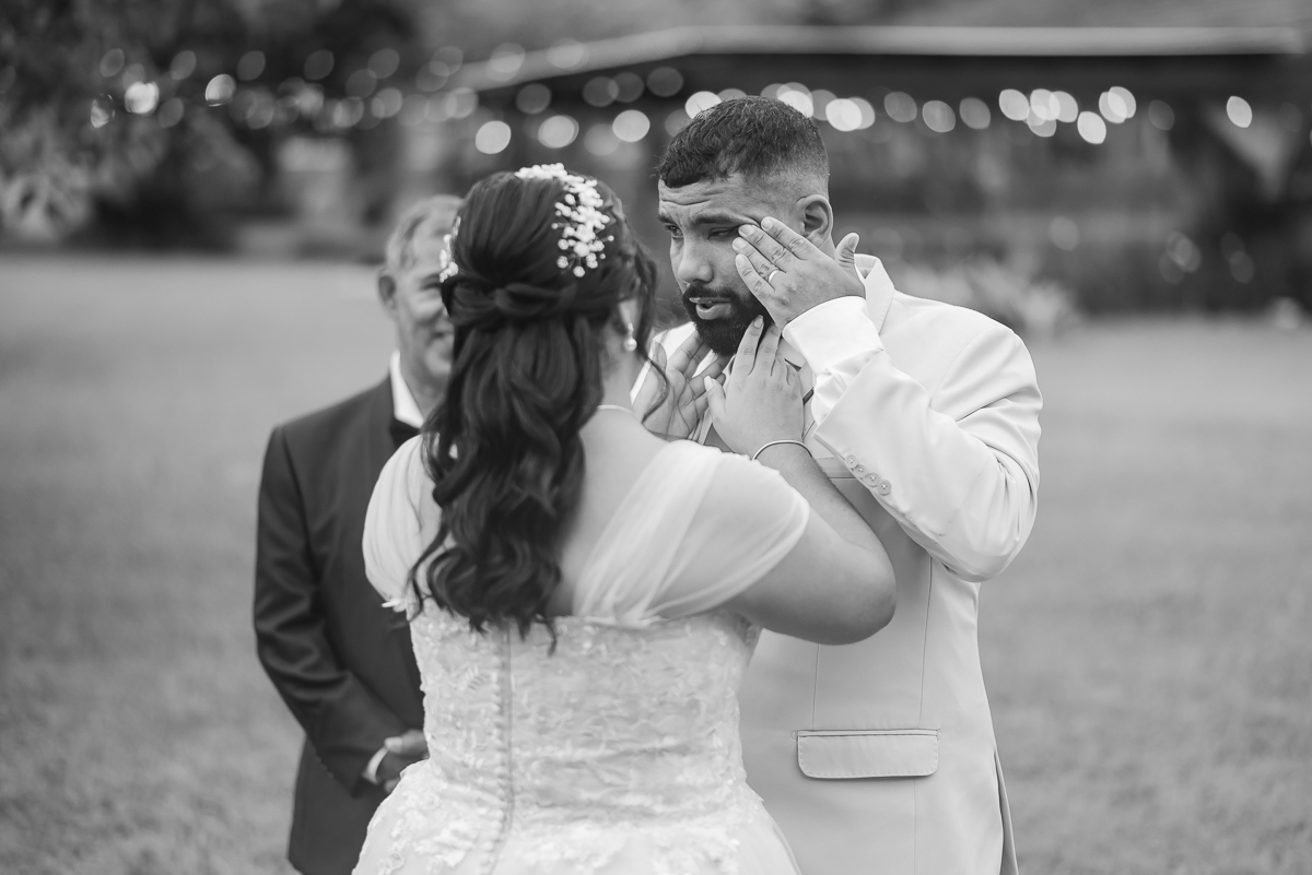  First look com os pais no sítio 