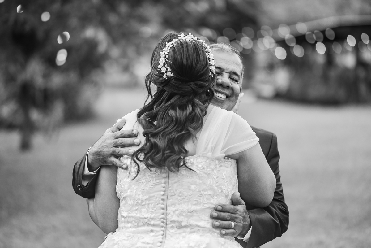 Noiva first look pai