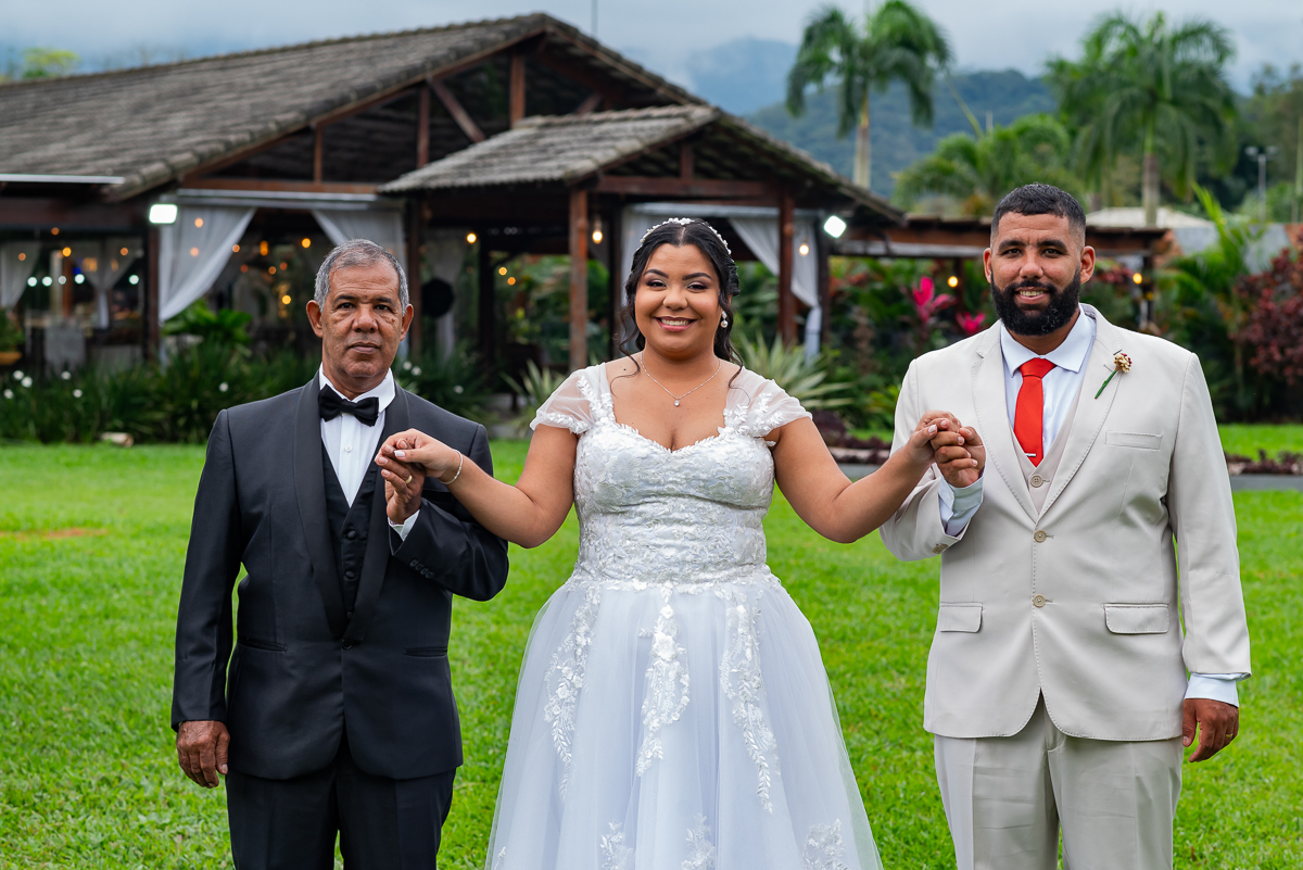 Fotos da noiva com o pai no Sítio