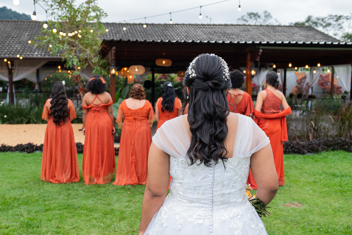 First Look com as Madrinhas 