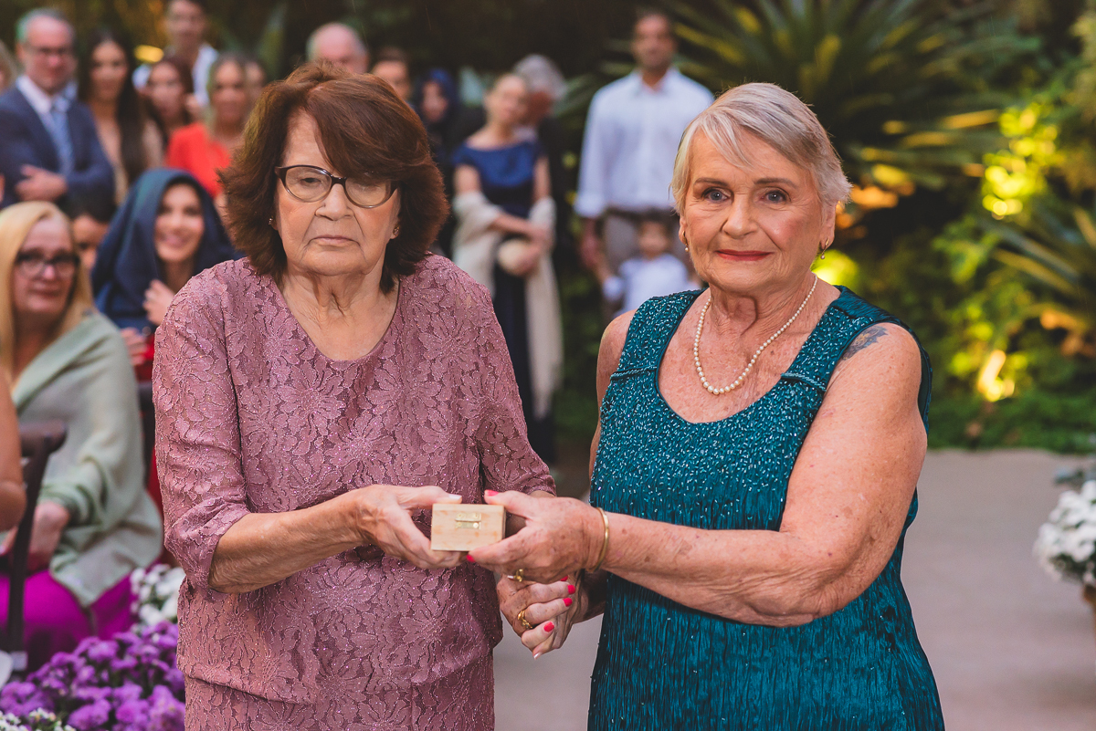 Entrada da aliança com as avós 