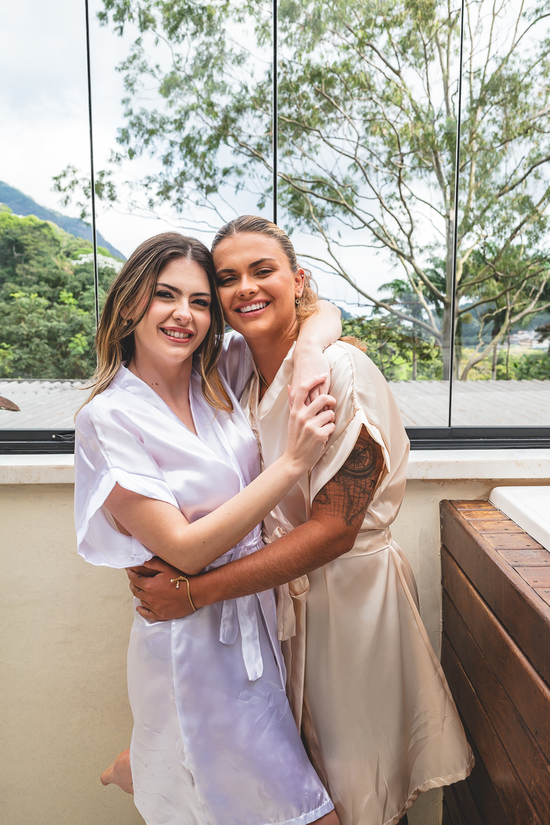  irmão com a Noiva no making off