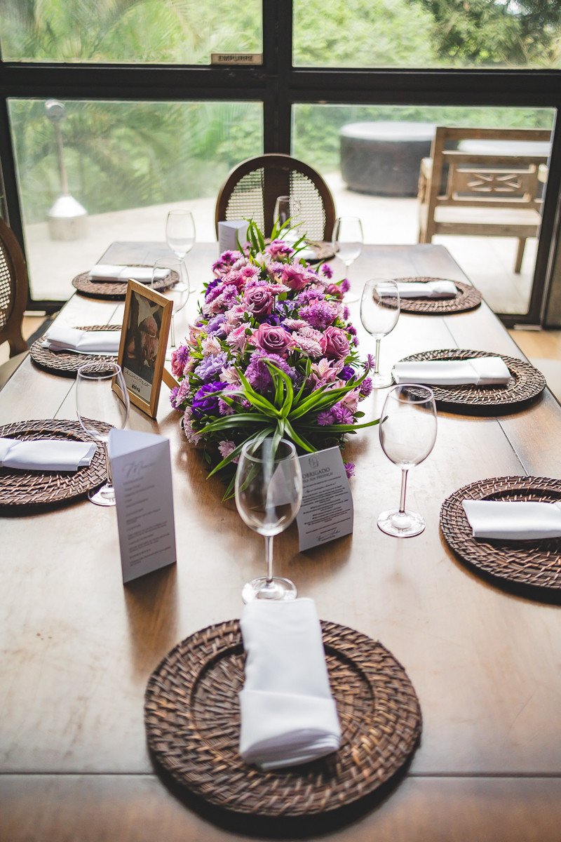 Mesa posta para casamento