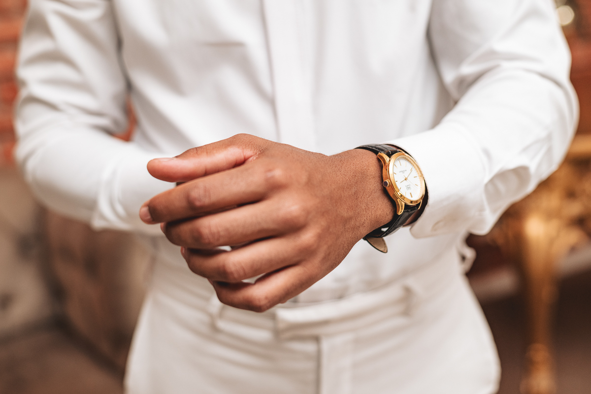  Detalhes  do making off do noivo