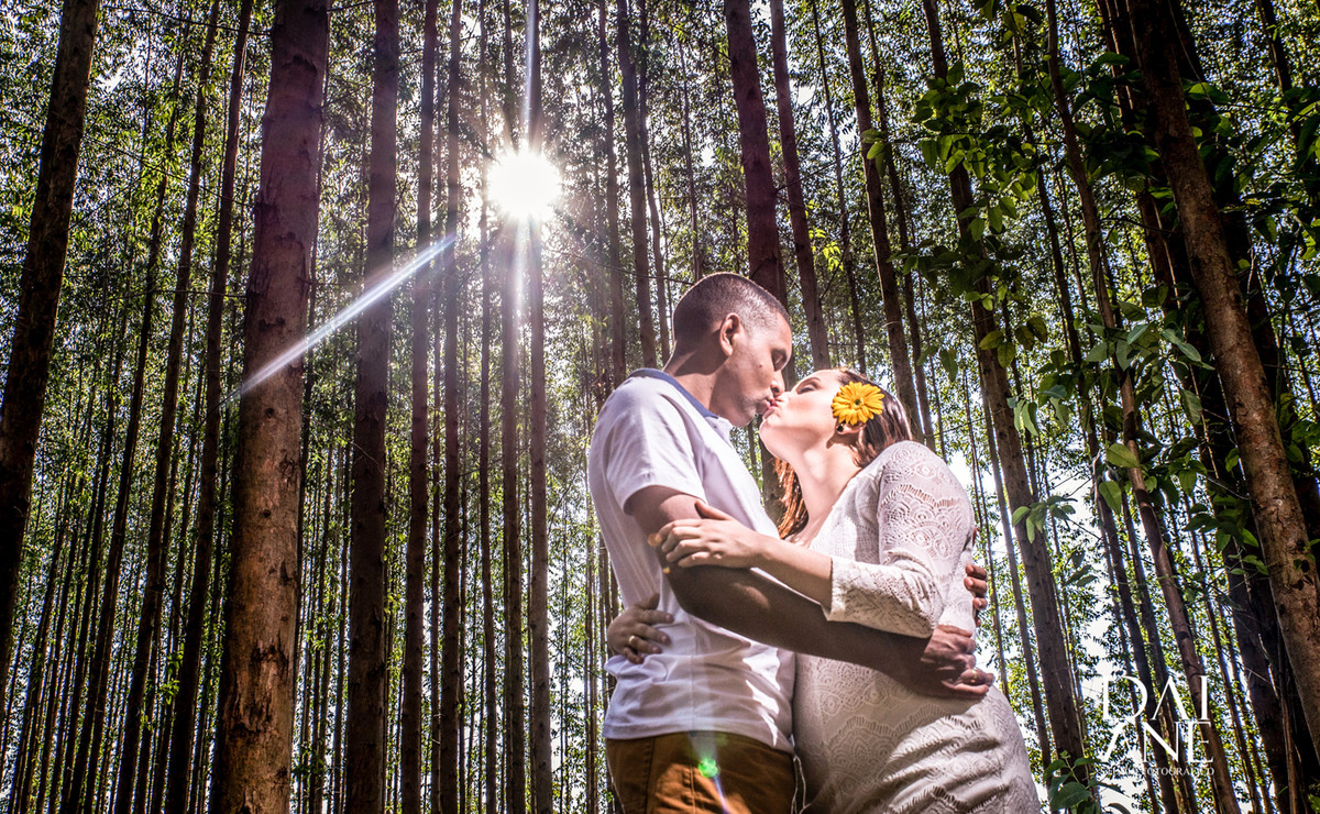 Ensaio em meio a alcaliptos em holambra