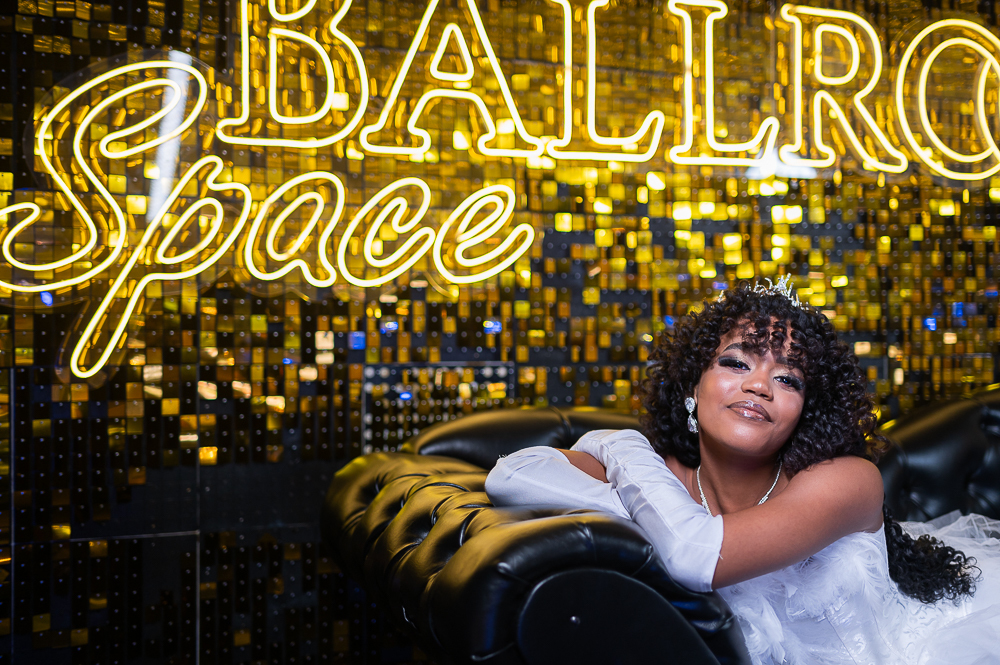 A princesa brilhou intensamente em sua noite mágica