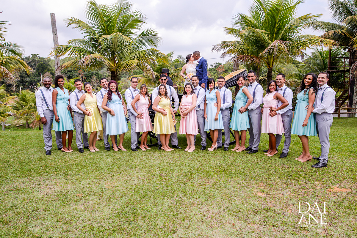 roupa de padrinhos para casamento durante o dia 