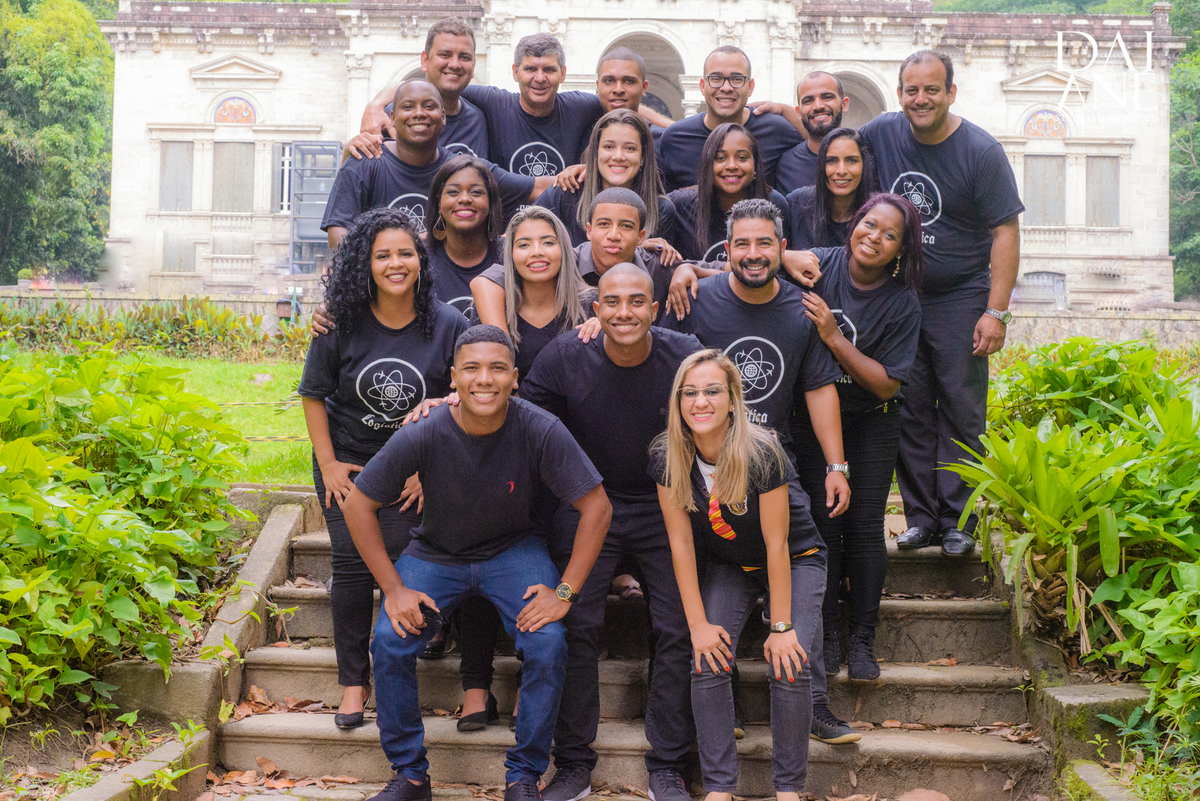 Ensaio da turma de logistica da faculdade estacio de sá em vilar dos teles