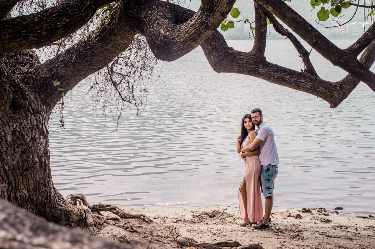 ensaio de casamento na Lagoa Rodrigo de Freitas