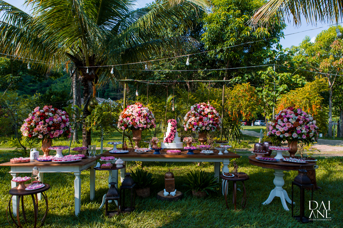 Casamento ao ar livre