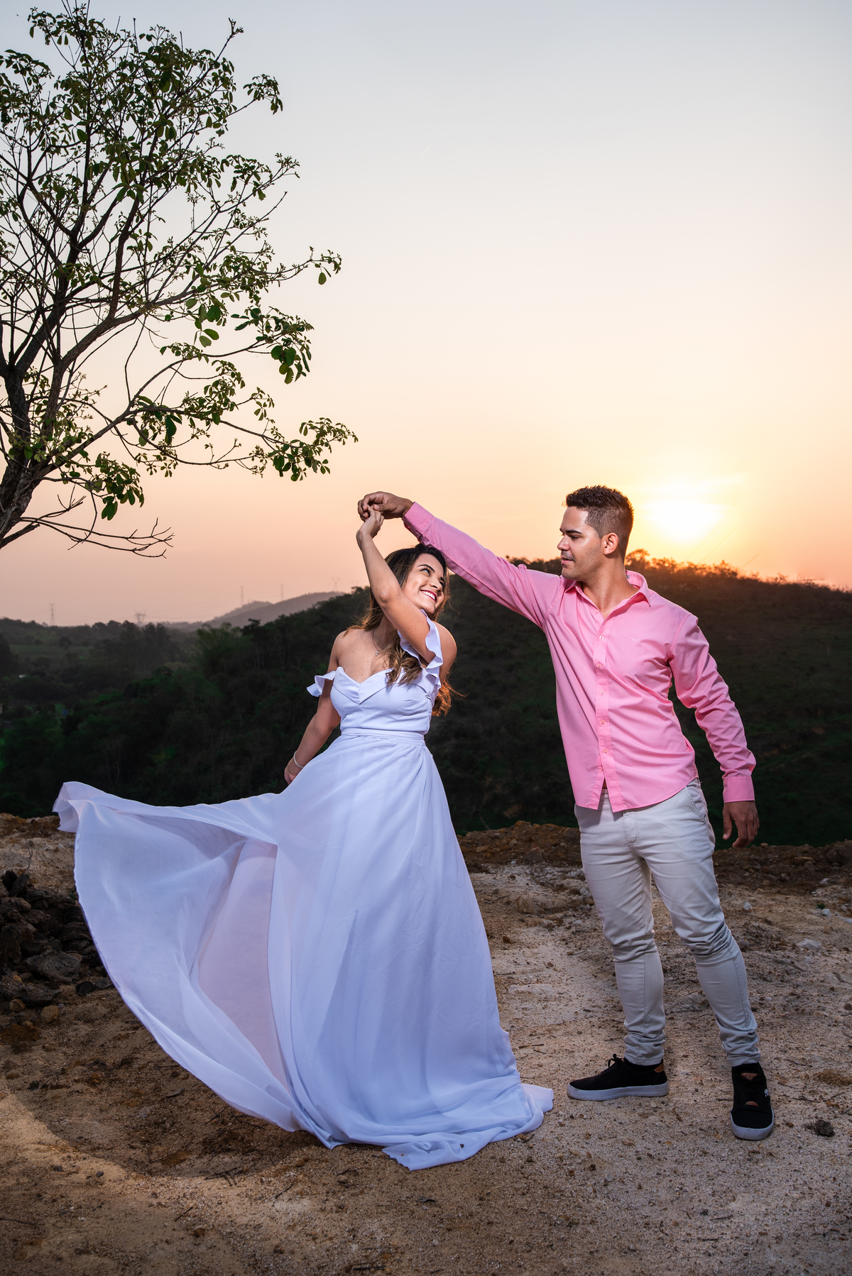 casal apaixonado sítio cores do ipê