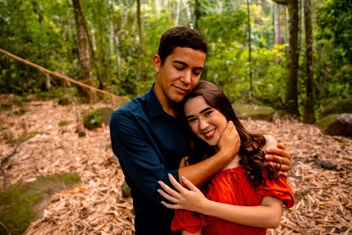 pre wedding em uma floresta em tinguá