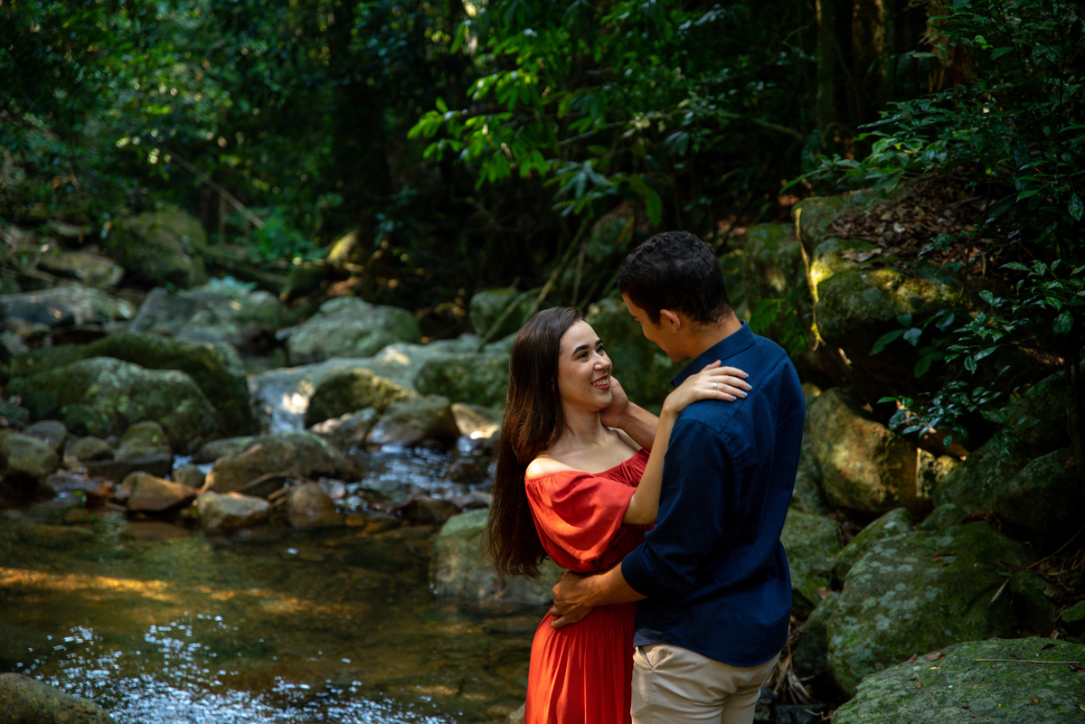 ensaio de casal Cachoeira da Janjana
