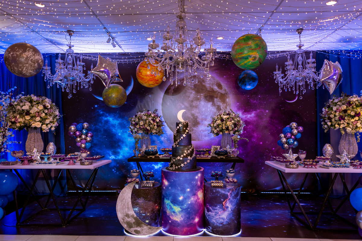 tema galáxia inove casa de festas