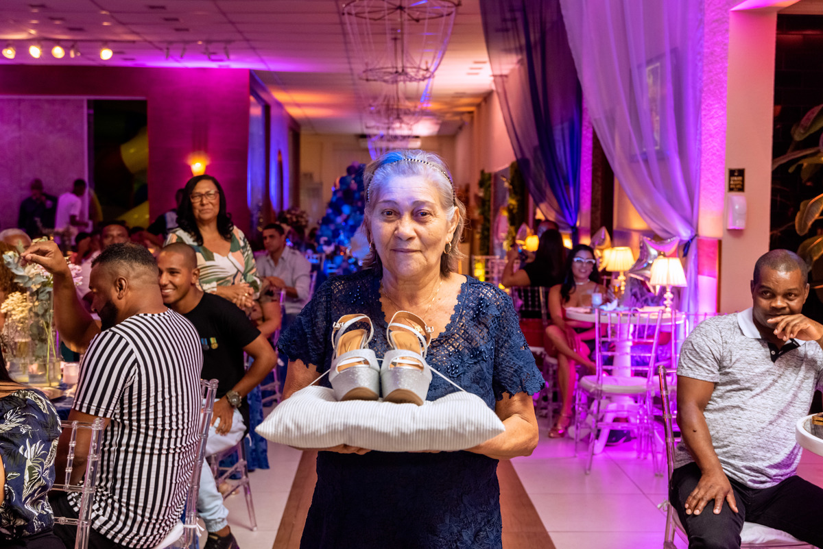 entrada dos sapatos 15 anos