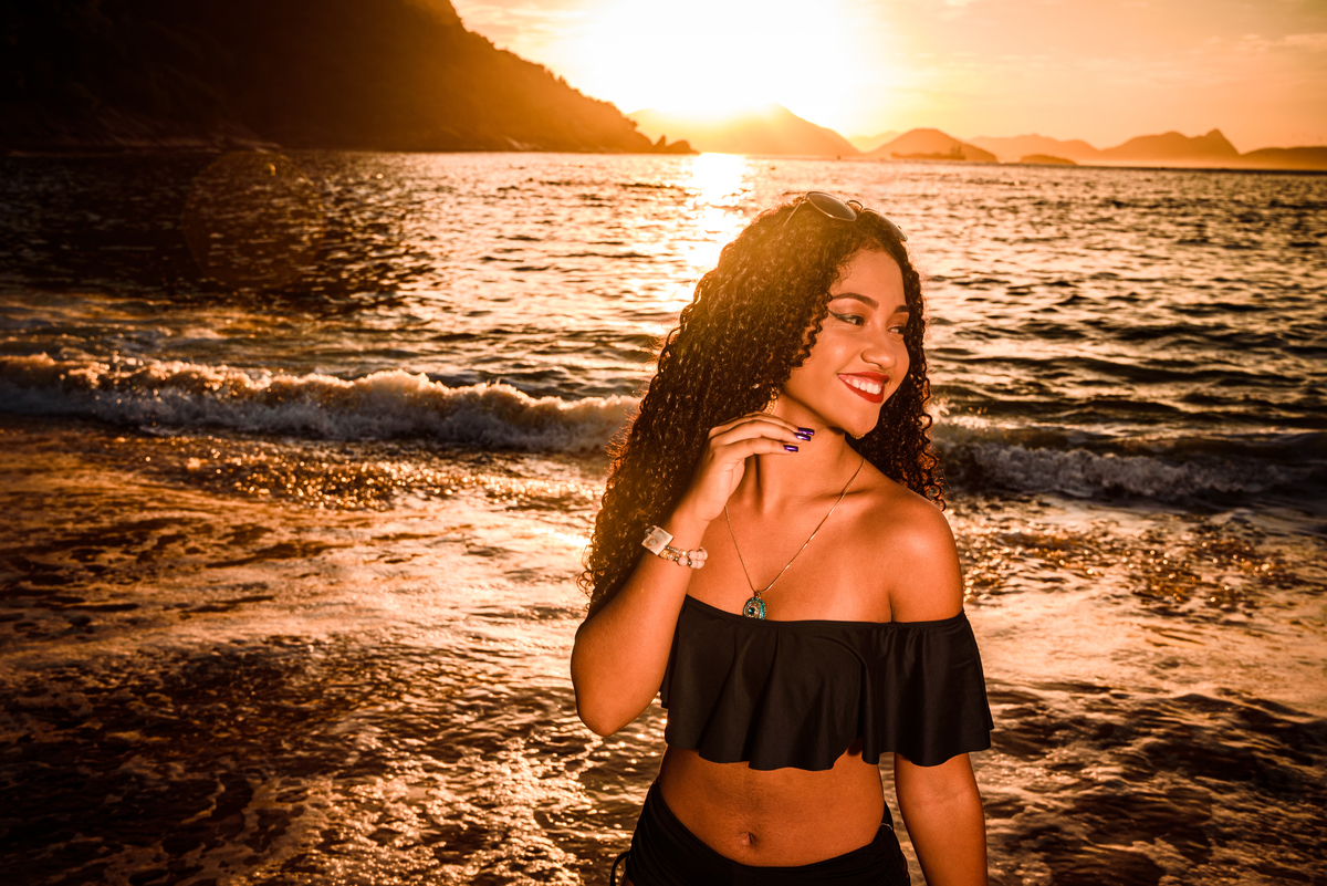 ensaio com nascer do sol