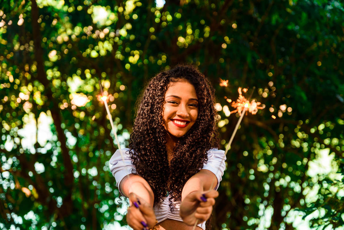 foto inspiração com sparkles