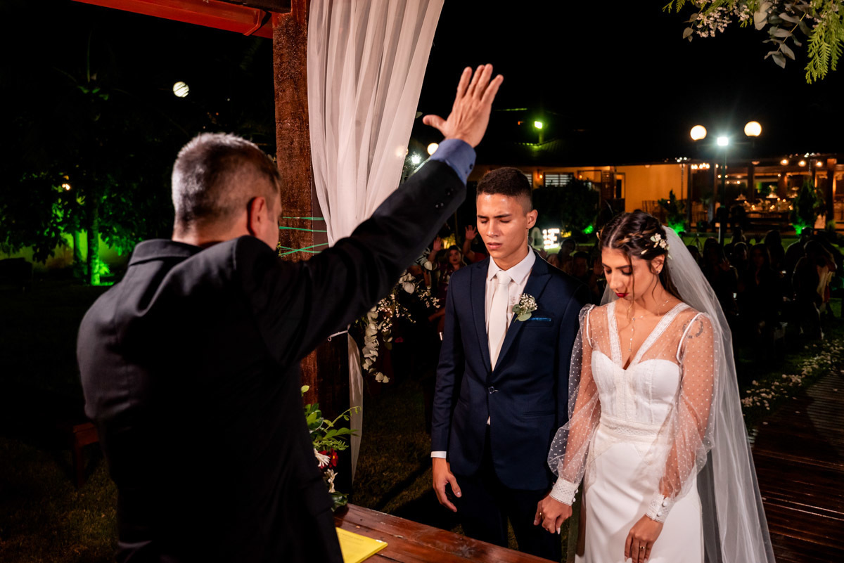 benção sobre os noivos