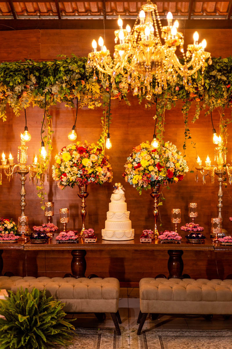 decoração de casamento em sitio