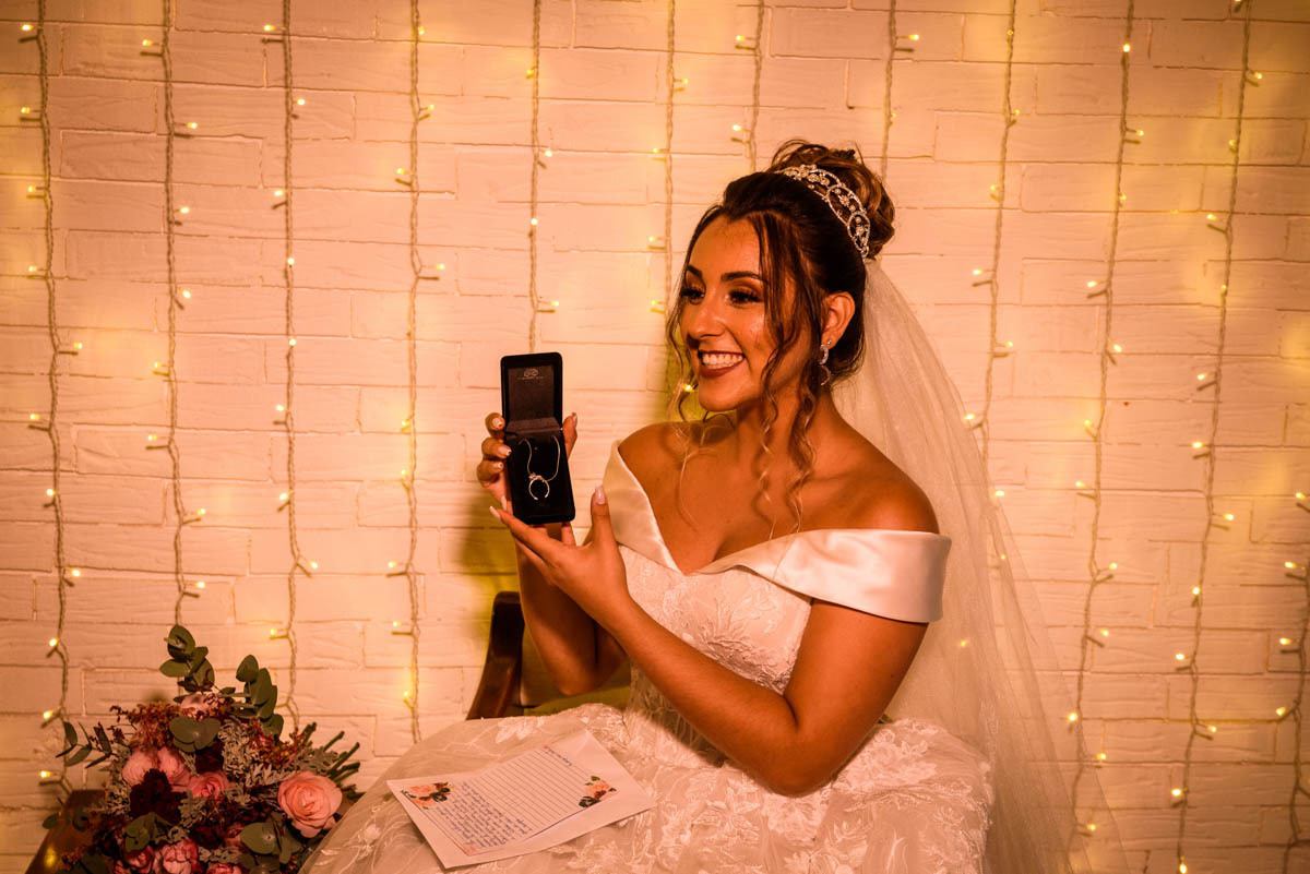 surpresa para a noiva