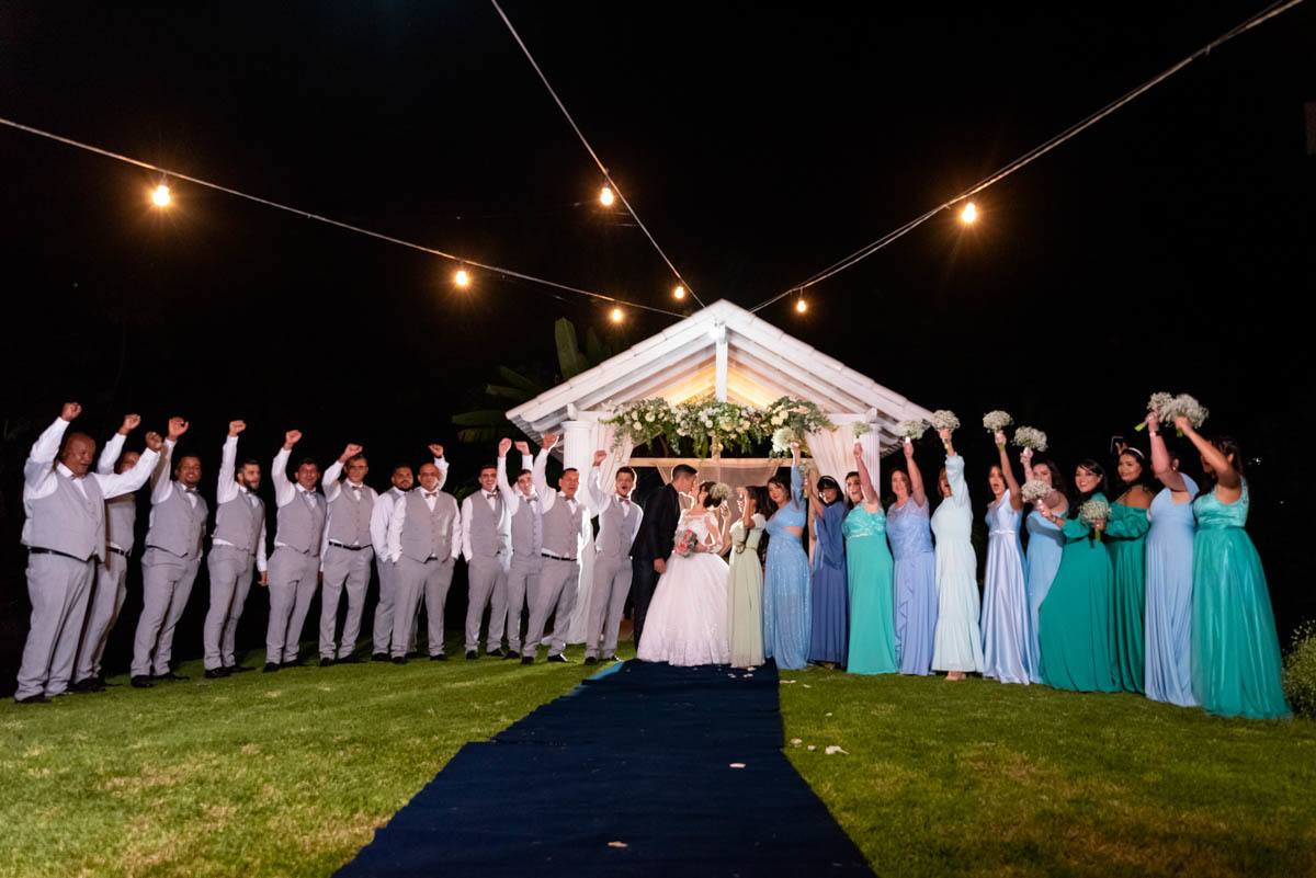 fotos com todos os padrinhos