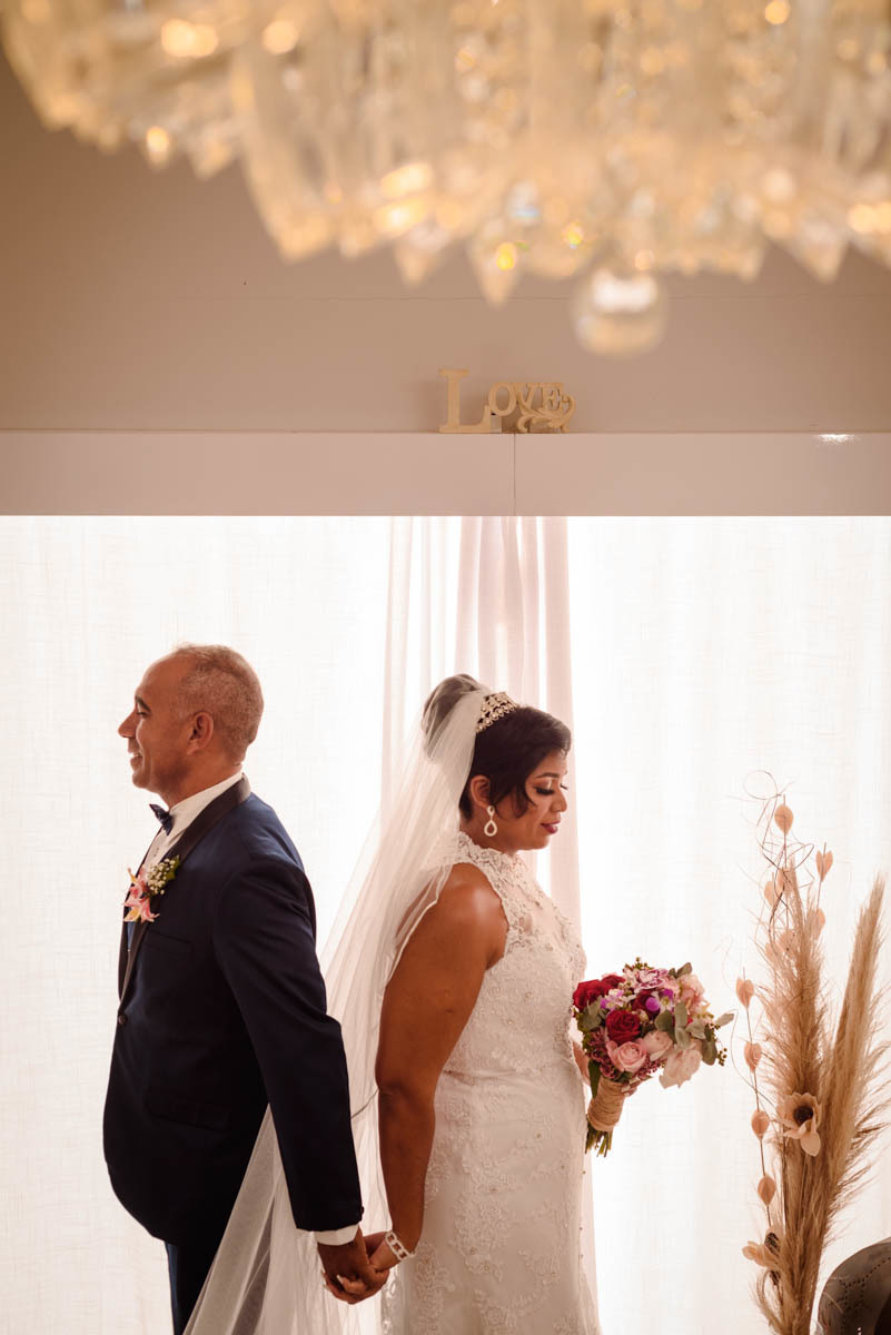 first pray entre os noivos