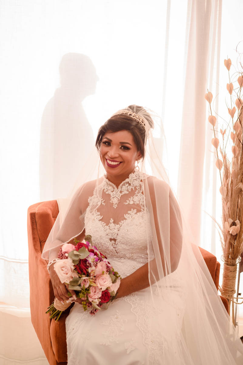 noiva linda e pronta